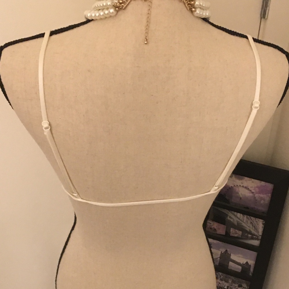 Free People Ivory Cream Lace Bra - Picture 2 of 3